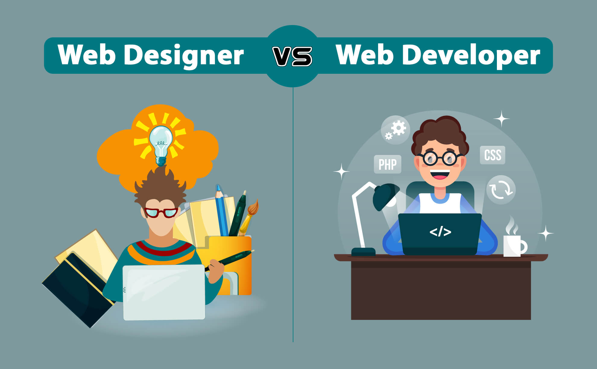 Web Designer versus Web Developer!