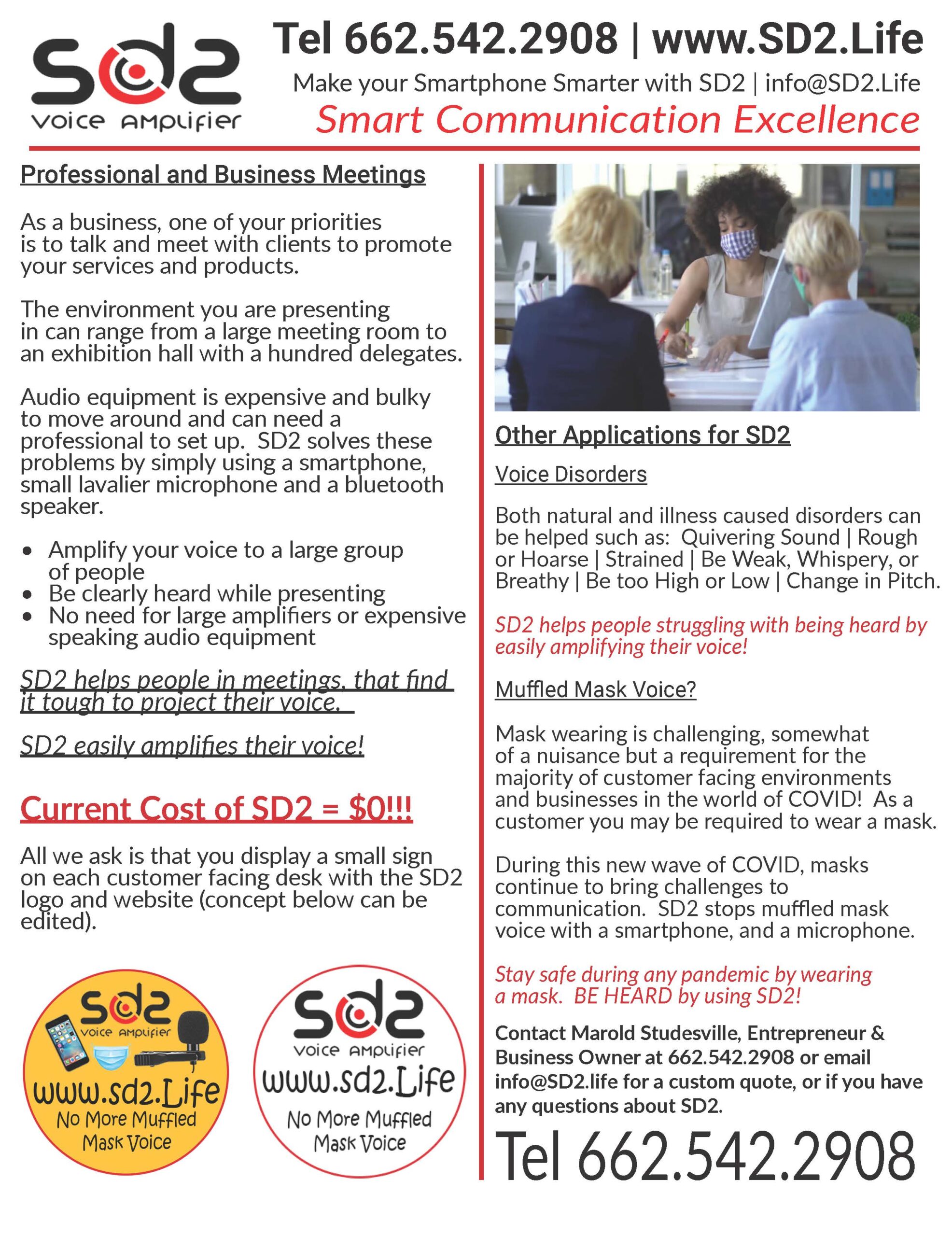 SD2 Business Flyer